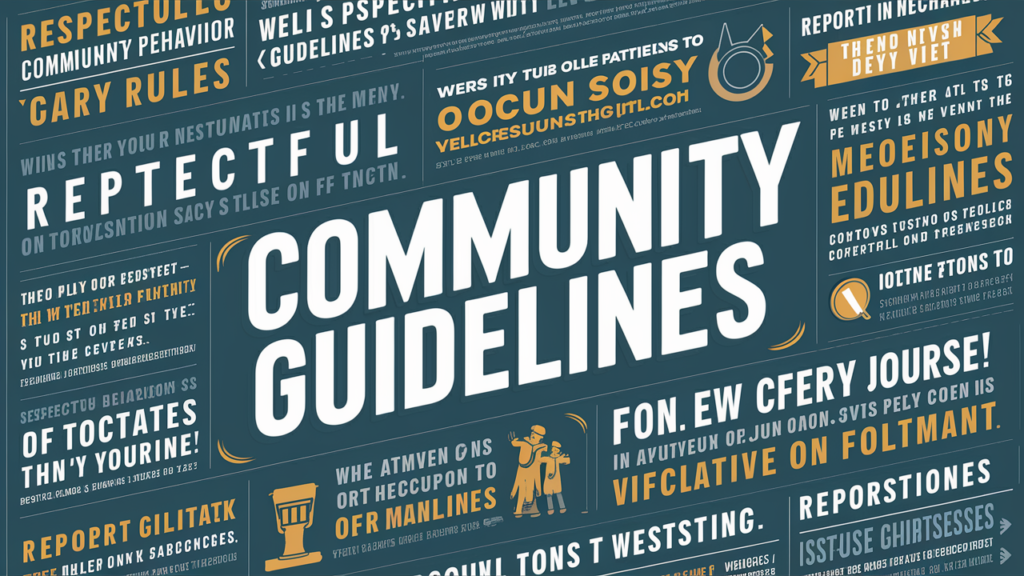 Community Guidelines - Webclod.com. Welcome to the Webclod.com community! To ensure a positive and respectful environment for all members, we have established the following Community Guidelines. By participating in our community, you agree to adhere to these guidelines.