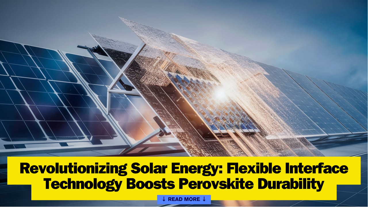 Breakthrough in Solar Energy: Flexible Interface Technology Enhances Perovskite Solar Cells